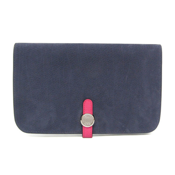 HERMES Pink Leather Wallet - Picture 1 of 13